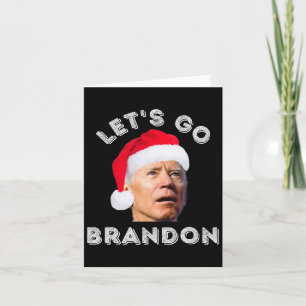 Cartão Papais noeis de Natal do nº 39;s Go-brandon Anti-j