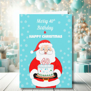 Cartão Papais noeis de Natal Felizes para Feliz