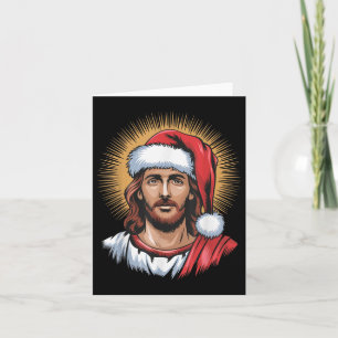 Cartão Papais noeis E Jesus Vimos Que Feliz Natal Engraça