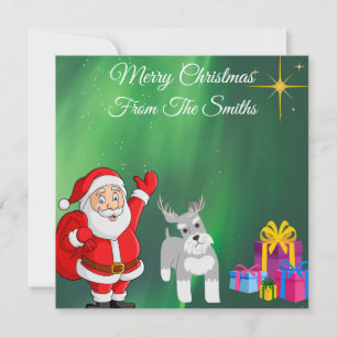 CARTÃO PAPAIS NOEIS E PLACA DE NATAL PERSONALIZADA DO SCH