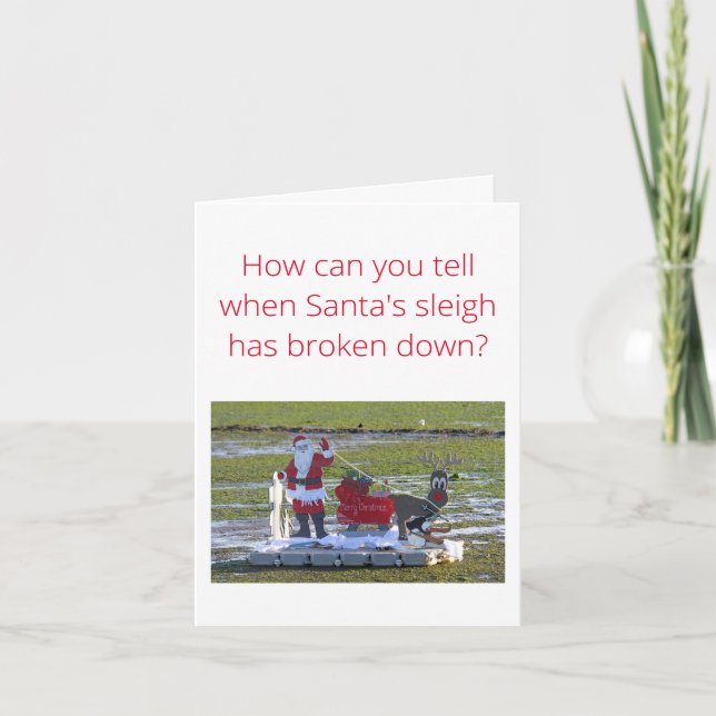 Cartão Papais noeis Natal (Frente)