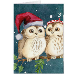 Cartão Papais noeis Natal