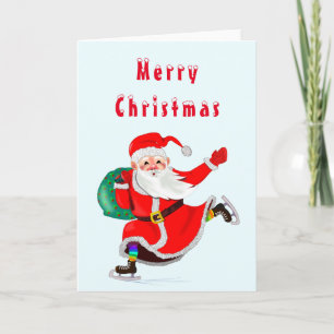Cartão Papais noeis - presentes para todos - Feliz Natal
