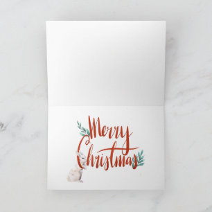 Cartão Papais noeis que fornecem carga de livros