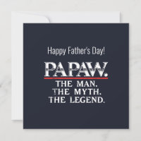 Papaw O Homem Mito Dia de os pais Da Lenda