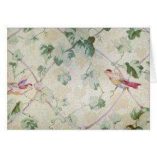 Cartão Papel de parede antigo