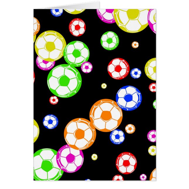 Cartão Papel de parede de futebol (Frente)