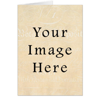 Cartão Papel de Pergaminho do Texto do Script de Script d