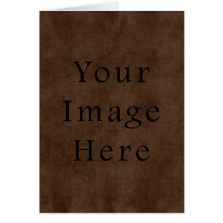 Cartão Papel de pergaminho Vintage Dark Espresso