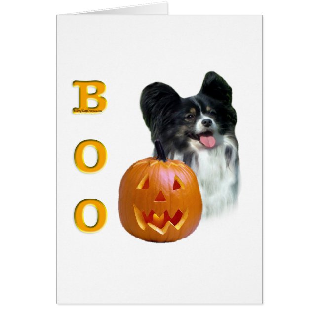 Cartão Papillon Boo (Frente)