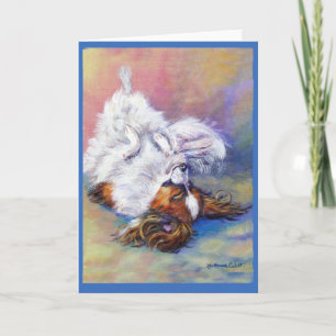 Cartão Papillon Dog Greeting Cards