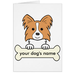 Cartão Papillon personalizado