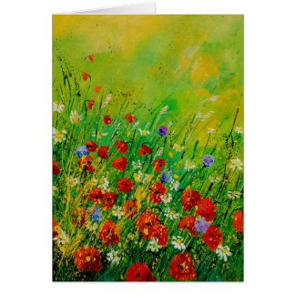 Cartão papoilas vermelhas 450708