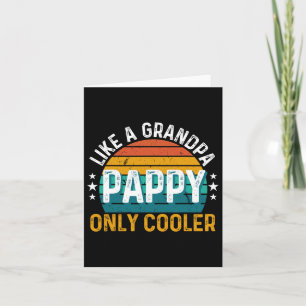 Cartão Pappy Como Um Vovô Só Tem Gordura Retro Vintage Ma