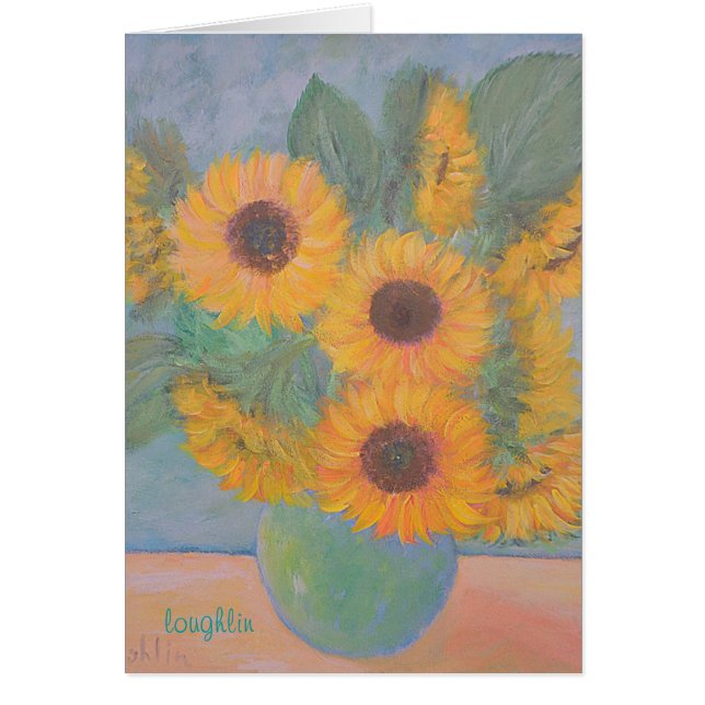 Cartão Paquaria Girassóis (Frente)