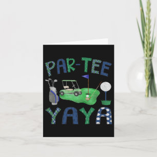 Cartão Par-tee Yaya Burlou Em Uma Festa Aniversário De Go