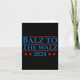 Cartão Para A Eleição Walz 2024 Kamala Harris Tim Waltz