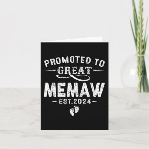 Cartão Para a Grande Memaw 2024 Dia das Mães Primeira Vez