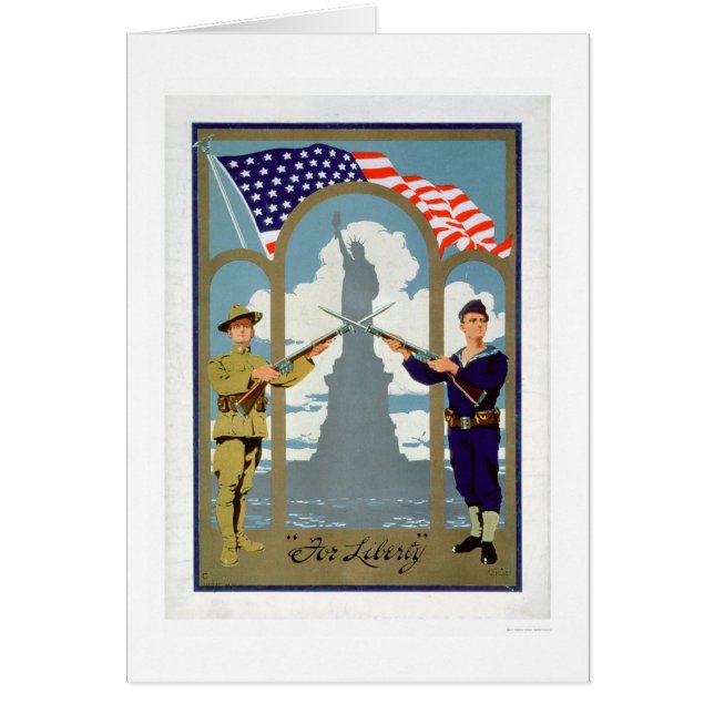 Cartão Para a liberdade (US02083) (Frente)