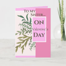 "Para a minha irmã no dia do Namorados!" Namorados