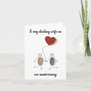 Cartão - Para A Minha Mulher Querido No Nosso Aniv