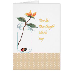 Cartão para alguém com gripe