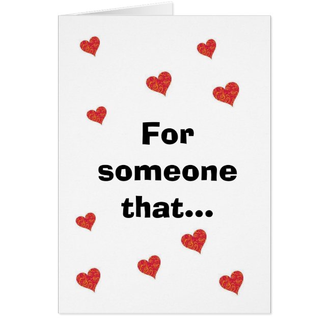 Cartão para alguém isso (Frente)