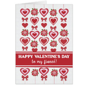 Cartão Para Arcos de Rosas vermelhas de Namorados de alim