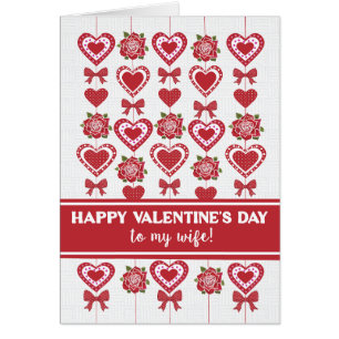 Cartão Para Arcos de Rosas vermelhas de Namorados de Espo