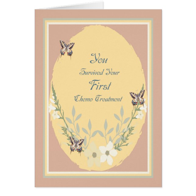 Cartão para as Primeiras Flores de Tratamento de Q (Frente)