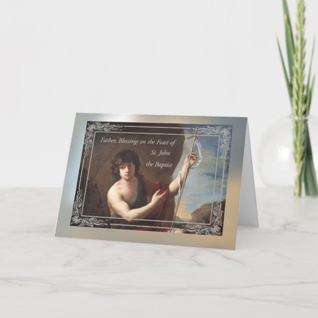 Cartão Para as Ruas do padre John, o velho mundo do Banqu (Frente)