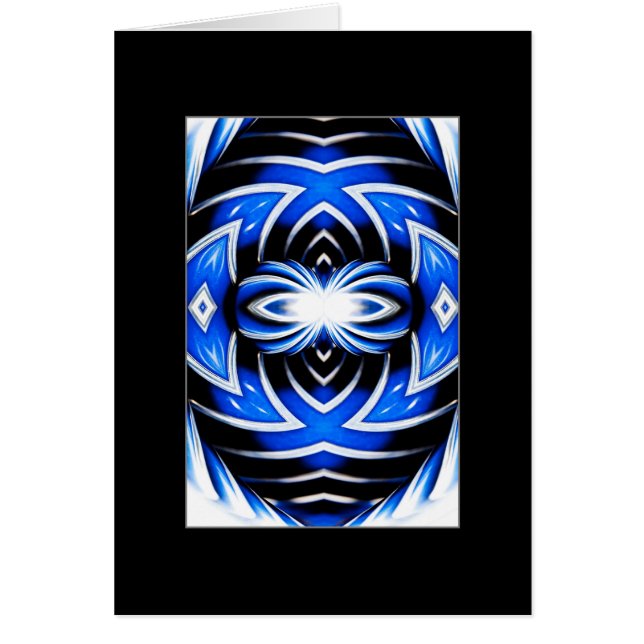 Cartão Para-choque de Carro Cromo Mandala (Frente)