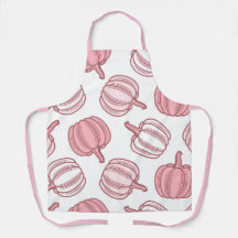 Cartão para cozinha de abóbora, de cor rosa e bran