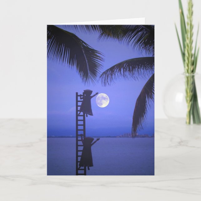 Cartão Para dar-lhe a lua (Frente)