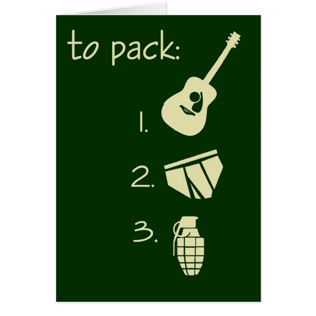 Cartão Para embalar (Frente)