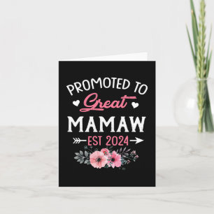 Cartão Para Excelente Mamaw Est 2024 Flor