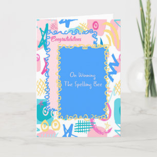 Cartão para Ganhar a Abelha Ortográfica