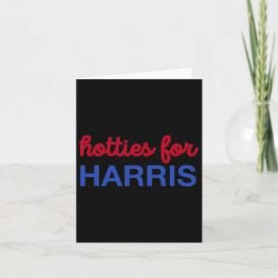 Cartão Para Harris 24 Hotties Para Harris 2024 Tee