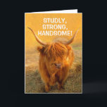 Cartão Para Marido Funny Steer Birthday<br><div class="desc">Mostre ao seu esposo marido o quanto ele significa para você com este boi engraçado. Seu homem ficará lisonjeado e vai rir. Personalize a mensagem para criar sua saudação exclusiva. Obrigados para procurar! Foto ©Christine Greenspan</div>