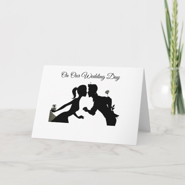 CARTÃO PARA ***MEU BRIDE*** NÃO ESPERA SER SEU "MARIDO" (Frente)