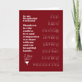 Cartão Para Meu Marido Extraordinário