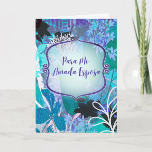 Cartão Para mi amada - Tarjeta romática