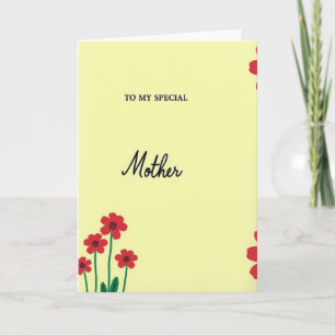 Cartão Para Minha Mãe Especial