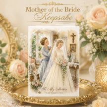 Para Minha Mãe no Meu Dia de Casamento Noiva Catól