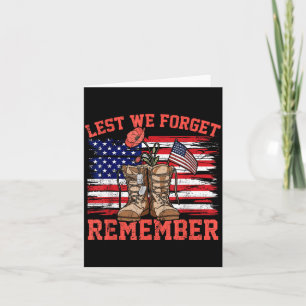 Cartão Para Não Esquecer Lembrança Flor Vermelha Papoula