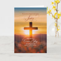 para Nun Blessings Christian Cross Retiration