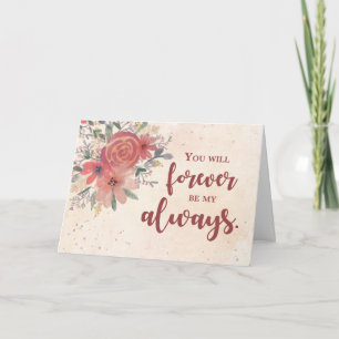 Cartão Para o Aniversário de Casamento do Cônjuge Para Se