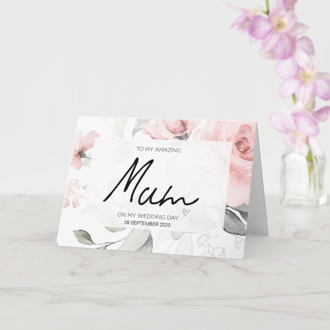 Cartão Para O Casamento Da Minha Mãe, Obrigado Por Brides (Orquídea)