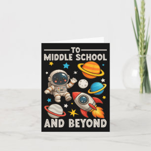 Cartão Para o Ensino Médio E Além Astronauta Divertido Ca