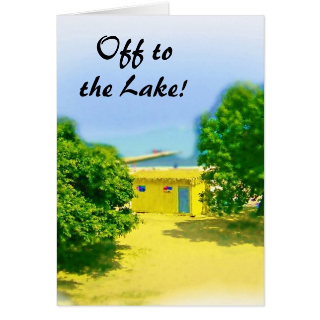 Cartão Para o Lakeshore! (Frente)